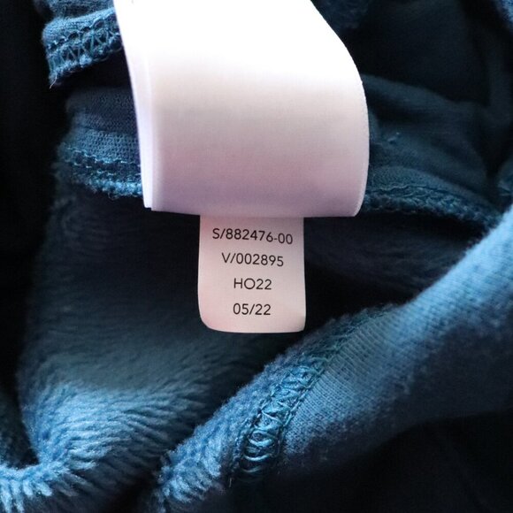 Athleta Women's Sz M Blue Cozy Karma Twist Neck Relaxed Pullover Sweater Top - Picture 15 of 15